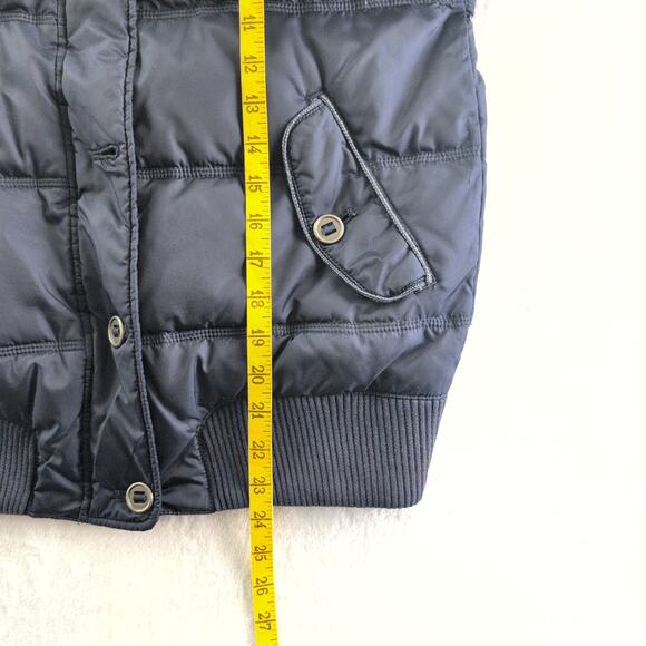 Brenntano Bomber Puffer Jacket Navy Women's Medium - Picture 8 of 9